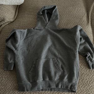 Essentials | fleece hoodie in gray